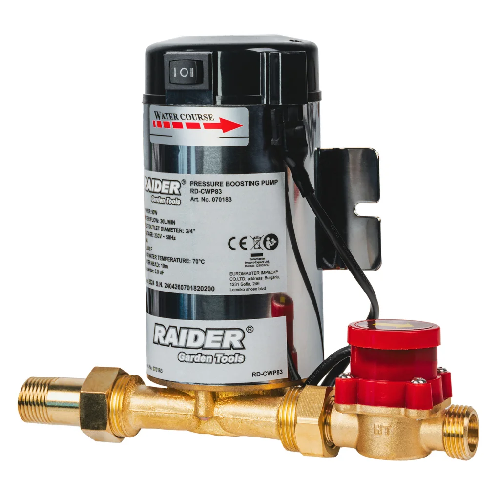 Φωτογραφία προϊόντος: RAIDER Πιεστικό 90W 3/4" 20L/min 10m INOX RD-CWP83 070183