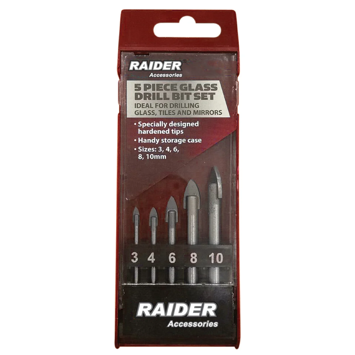 Φωτογραφία προϊόντος: RAIDER Τρυπάνι γυαλιού σετ 5τεμ 3-10ΜΜ 157798
