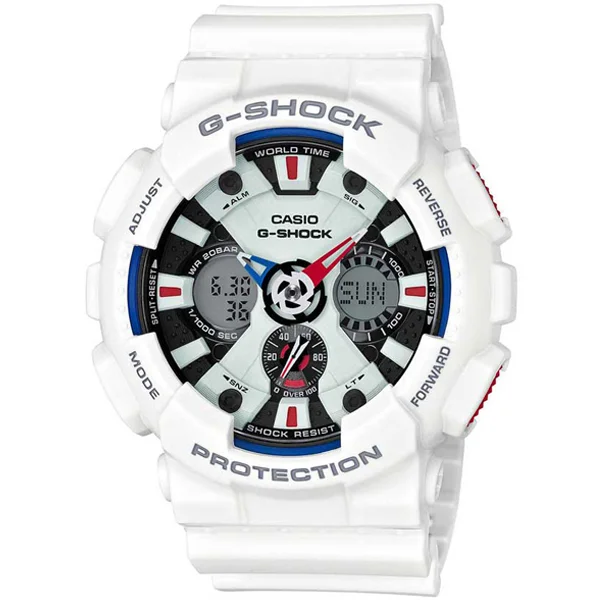 Φωτογραφία προϊόντος: CASIO G-SHOCK GA-120TR-7AER Tricolor White
