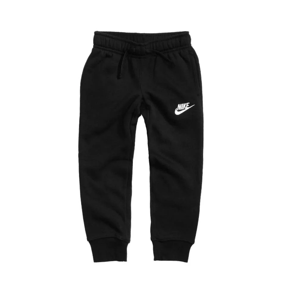 Φωτογραφία προϊόντος: 8UB252-023 - NIKE LITTLE BOYS FLEECE RIB CUFFED PANT BLACK / WHITE Color