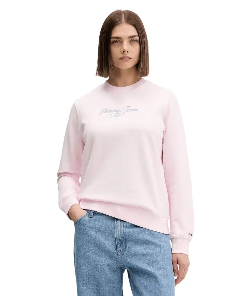 Φωτογραφία προϊόντος: Tommy Hilfiger - Γυναικείο Φούτερ Tjw Essential Logo Regular Fit DW0DW21922-TOG Ροζ
