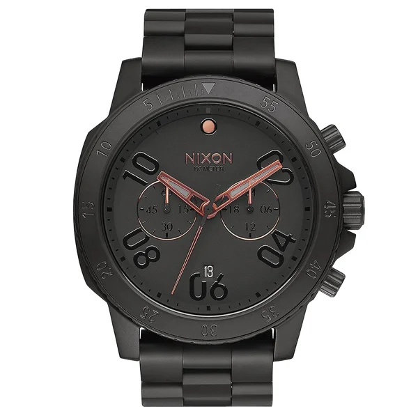 Φωτογραφία προϊόντος: NIXON A549-957 Ranger Chrono All Black / Rose Gold