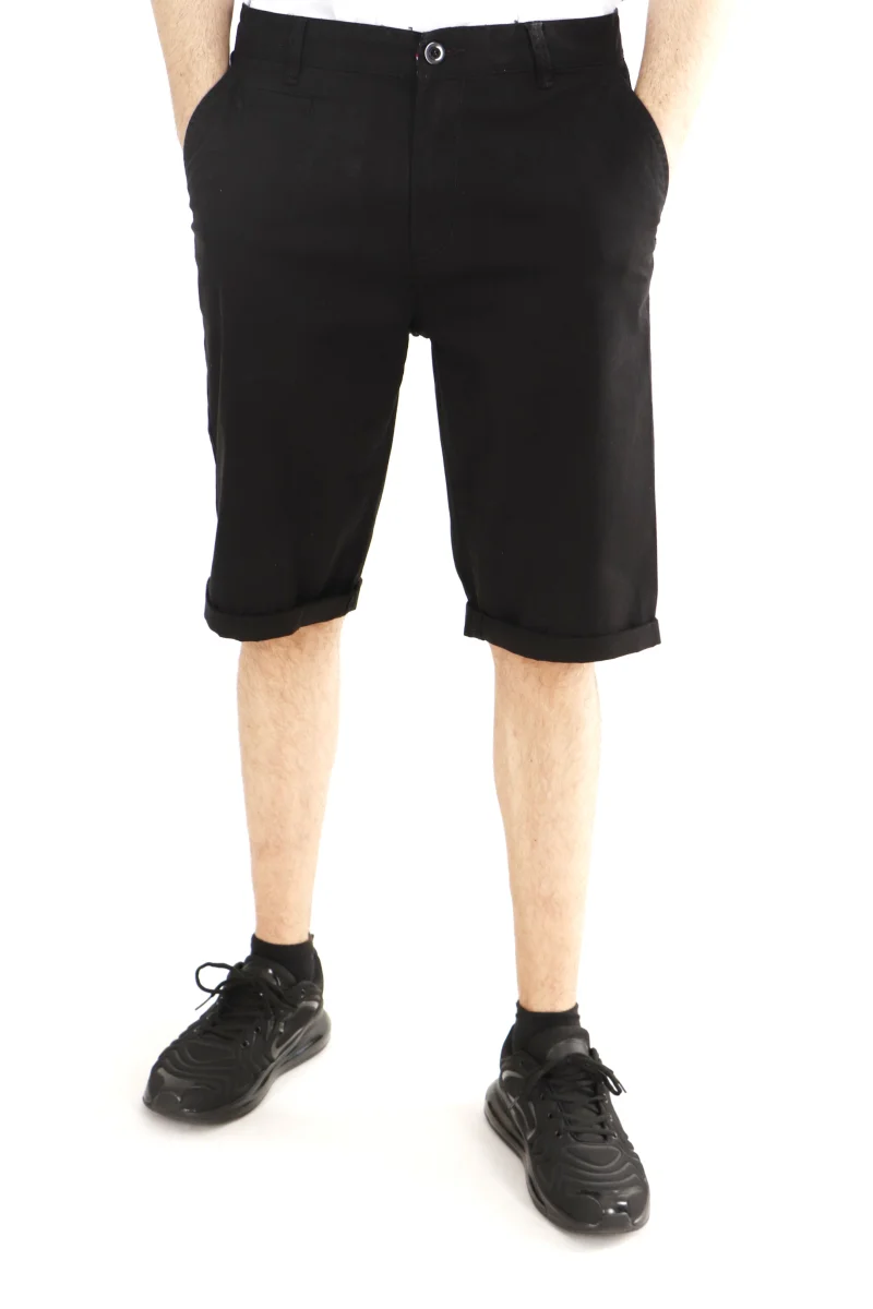 Φωτογραφία προϊόντος: Ανδρική Βερμούδα Chinos DSPLAY BLACK DJ905-1