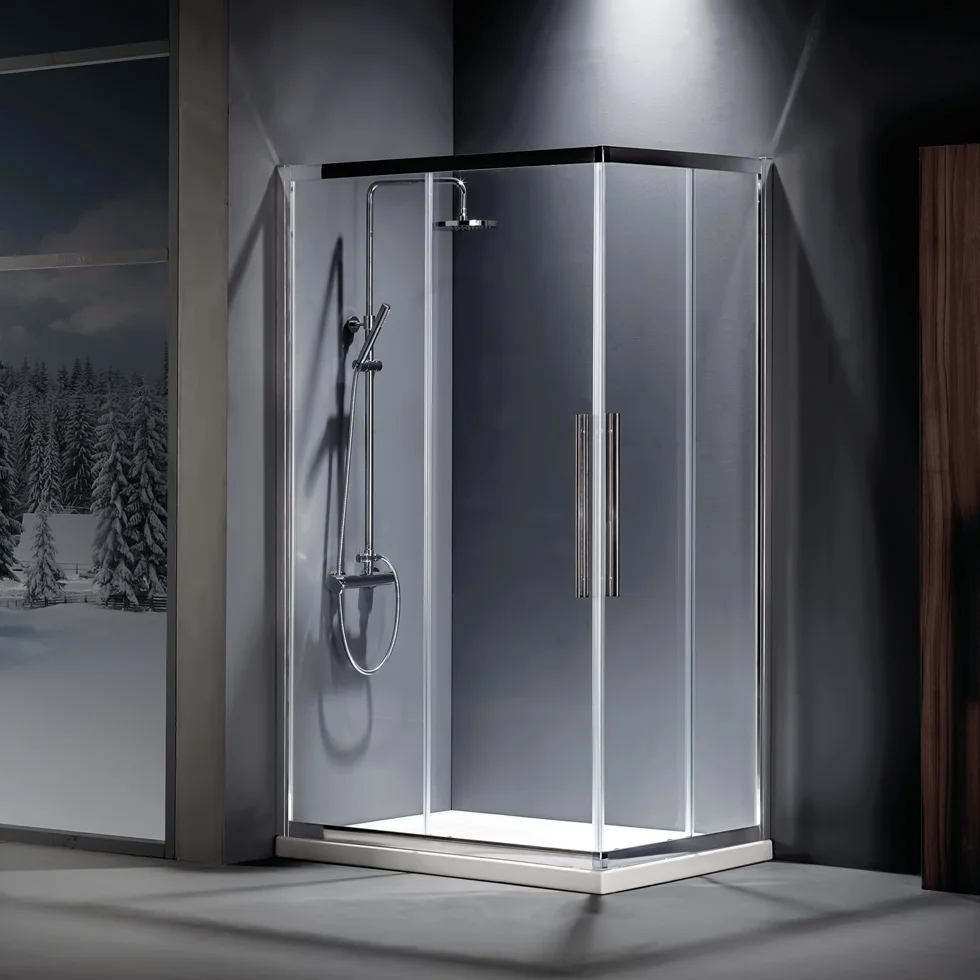 Φωτογραφία προϊόντος: Καμπίνα DEVON FLOW CORNER ENTRY CF10080C-100 100X80 CLEAN GLASS