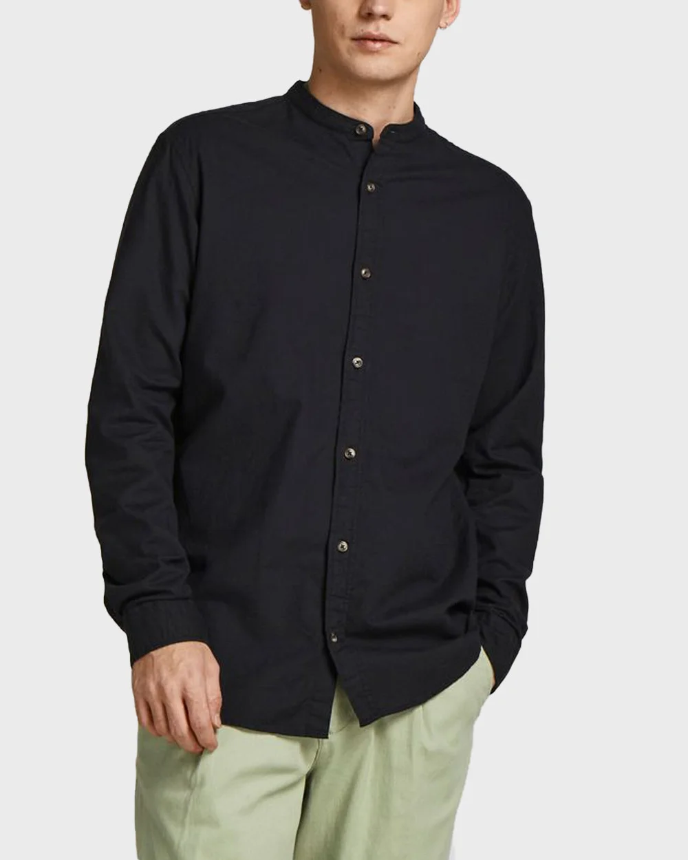 Φωτογραφία προϊόντος: JACK & JONES ΑΝΔΡΙΚΟ ΠΟΥΚΑΜΙΣΟ LINEN SHIRT - 12196820 ΜΑΥΡΟ