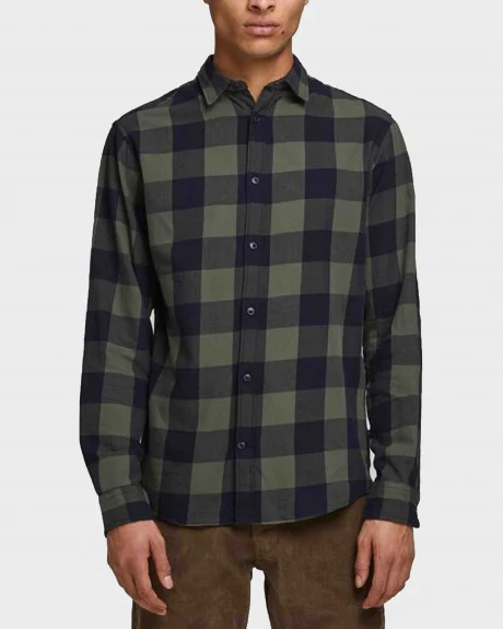Φωτογραφία προϊόντος: JACK & JONES JACK & JONE'S ΑΝΔΡΙΚΟ ΠΟΥΚΑΜΙΣΟ - 12181602 ΜΑΥΡΟ
