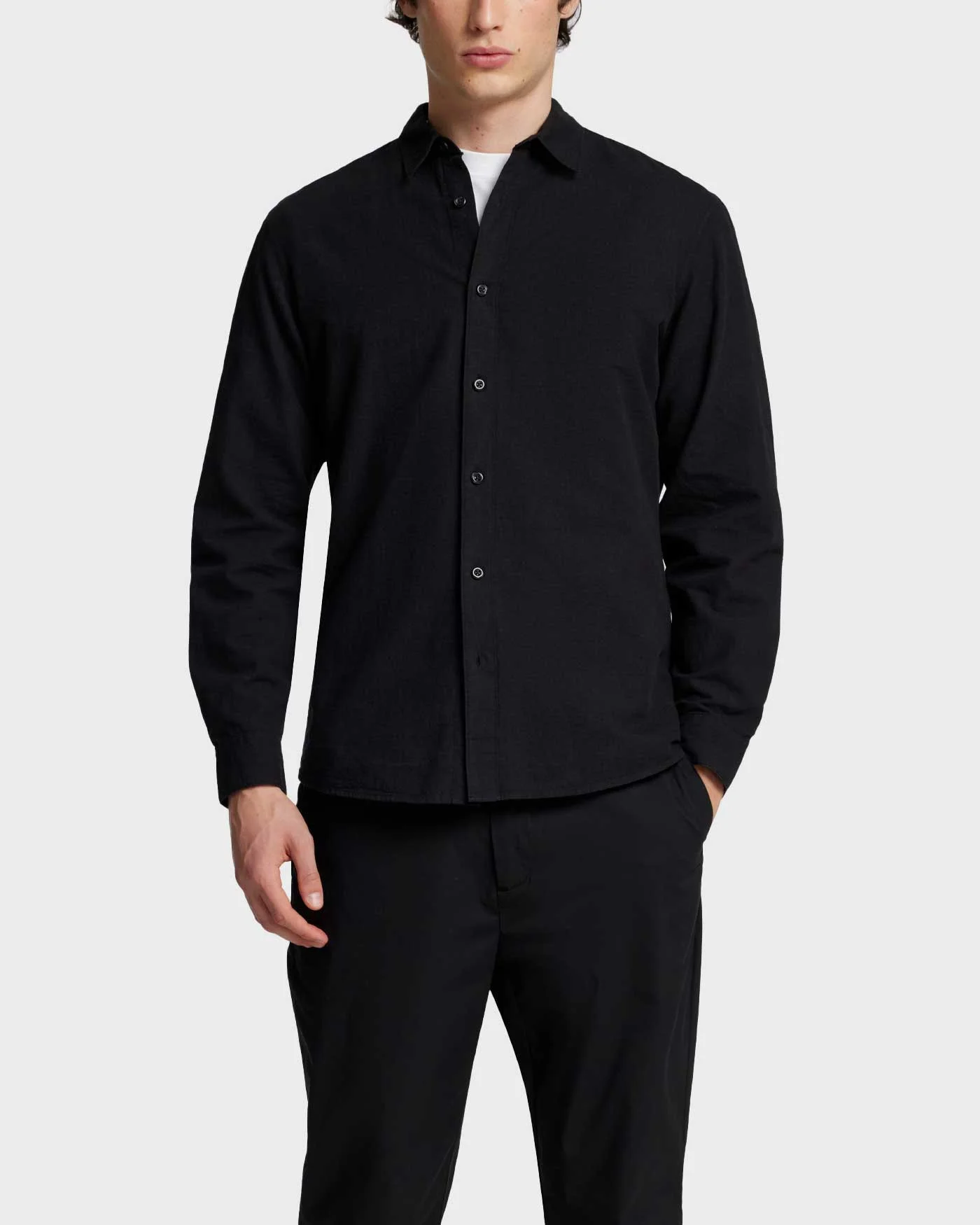 Φωτογραφία προϊόντος: SELECTED ΑΝΔΡΙΚΟ ΠΟΥΚΑΜΙΣΟ SLIM FIT SUN SHIRT - 16078867 ΜΑΥΡΟ