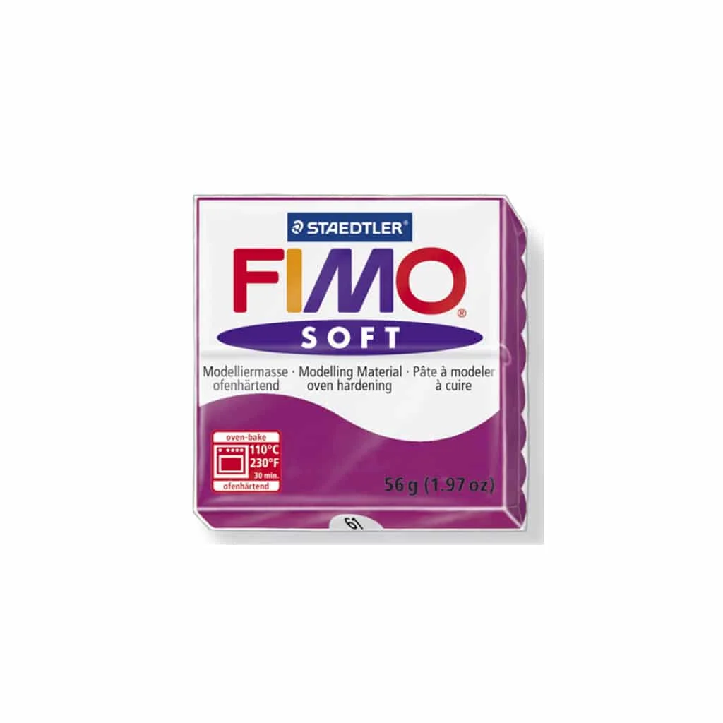 Φωτογραφία προϊόντος: FIMO Staedtler Soft Βιολετί (Purple Violet) 061
