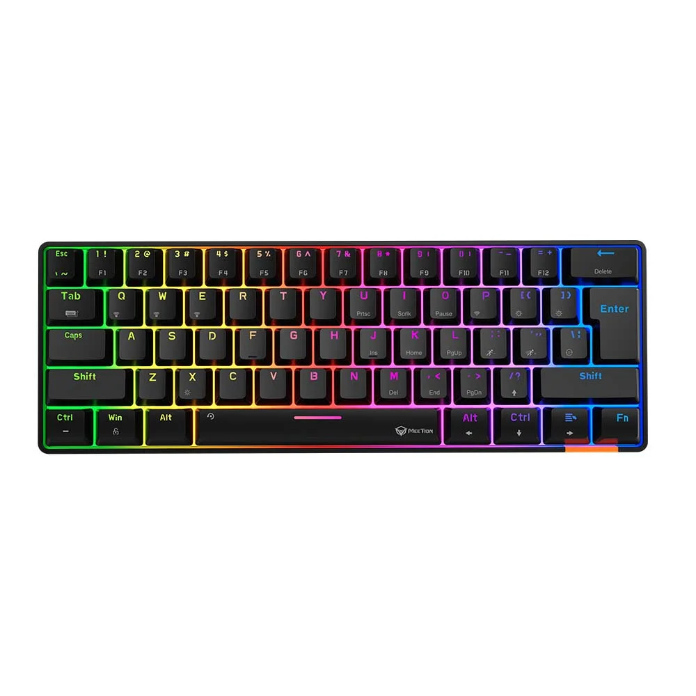 Φωτογραφία προϊόντος: Meetion MT-MK005BT Bluetooth Μηχανικό Gaming πληκτρολόγιο US Μαύρο