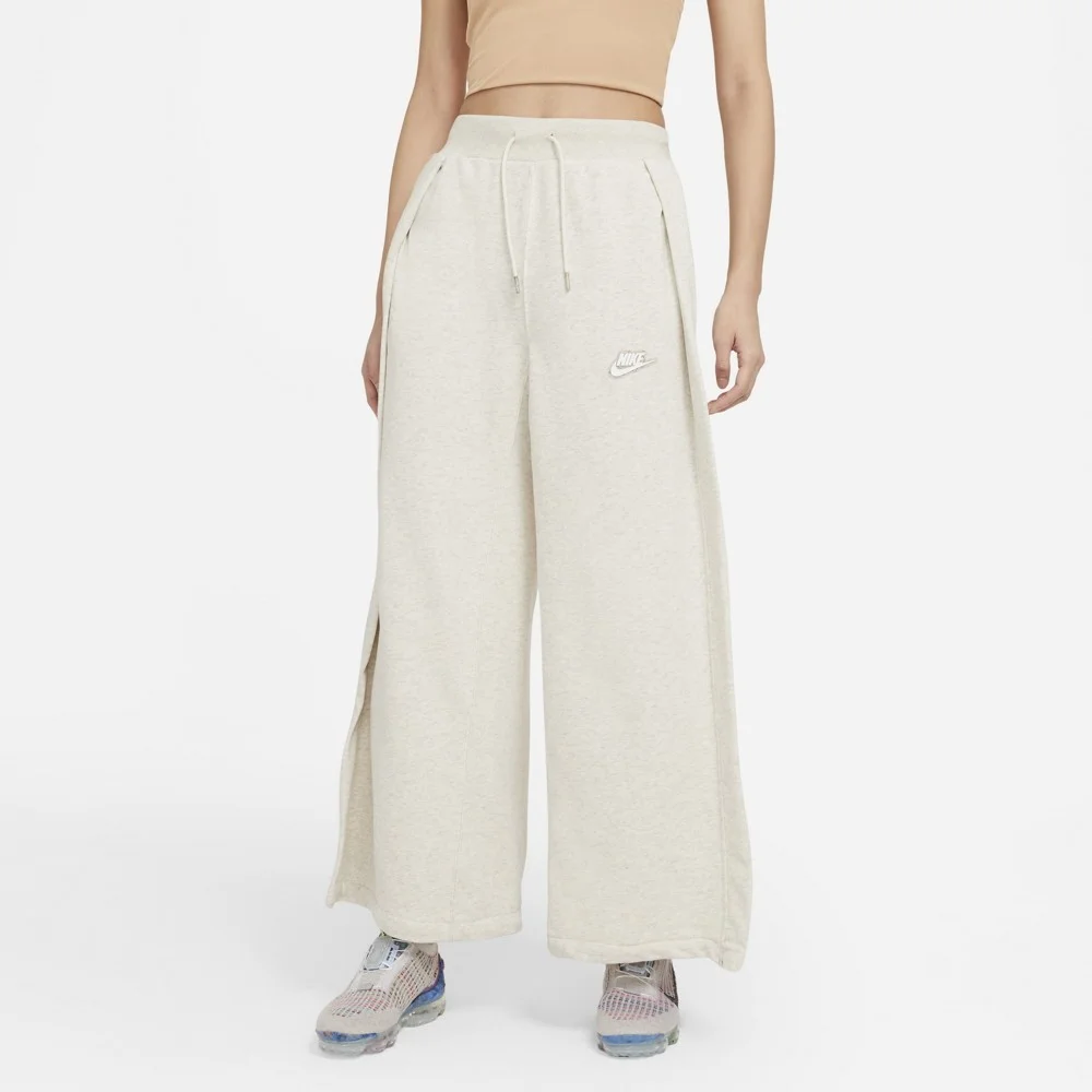 Φωτογραφία προϊόντος: Nike Sportswear French Terry Παντελόνι Γυναικείας Φόρμας Φαρδύ CZ8357-141 Λευκό ΕΚΡΟΥ