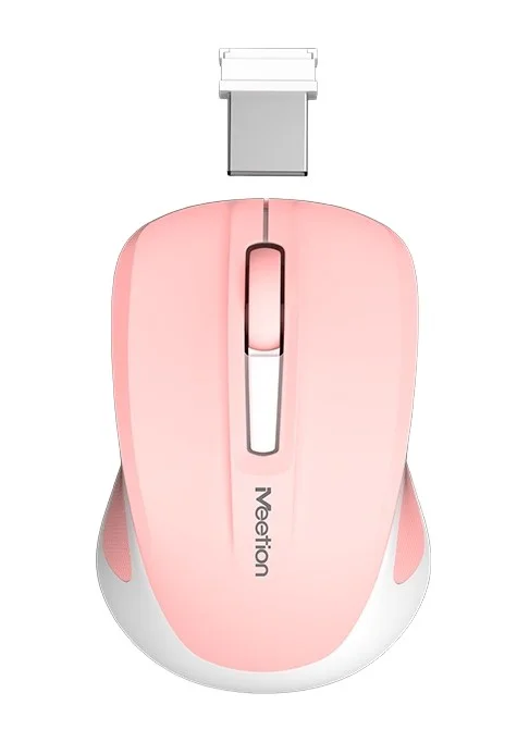Φωτογραφία προϊόντος: Meetion Silent Mini 2.4G Οπτικό Ασύρματο Ποντίκι (Ροζ)