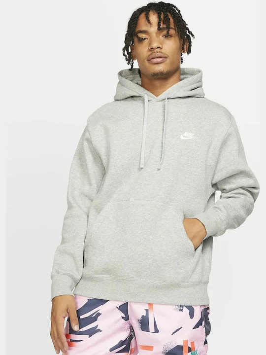 Φωτογραφία προϊόντος: Nike Sportswear Club Fleece Hoodie BV2654-063 ΓΚΡΙ