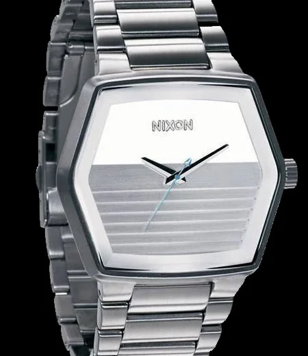 Φωτογραφία προϊόντος: 5 NIXON MAYOR A018-611 WHITE GREY STAINLESS STEEL BRACELET
