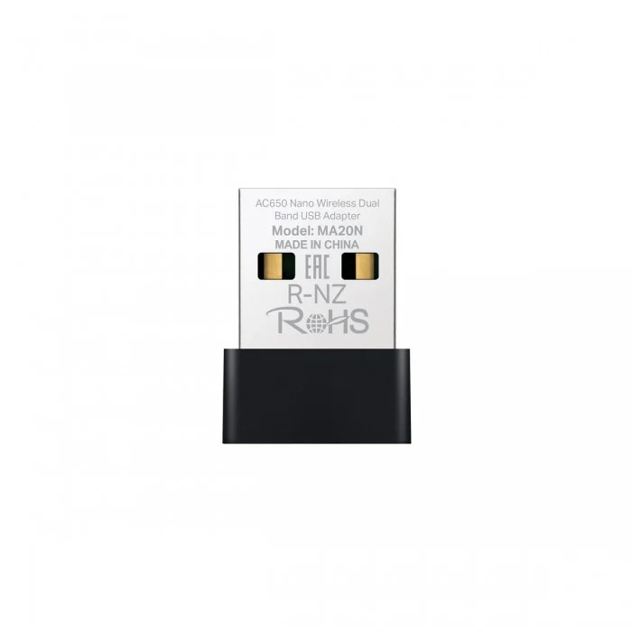 Φωτογραφία προϊόντος: Mercusys MA20N AC650 Nano Wireless Dual Band USB Adapter