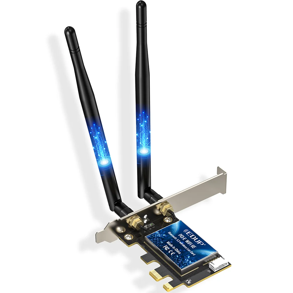 Φωτογραφία προϊόντος: EDUP EP-9651GS WIFI 6EAX5400 + Bluetooth 5.3 PCI-E Network Adapter