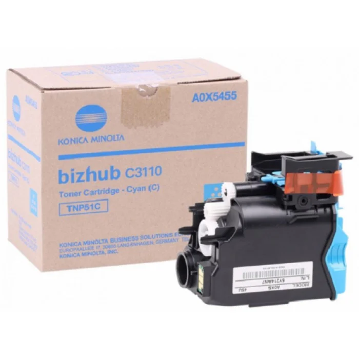 Φωτογραφία προϊόντος: TONER KONICA MINOLTA TNP-51 C3110 A0X5455 CYAN