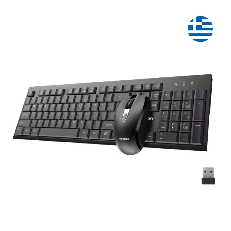Φωτογραφία προϊόντος: Meetion MT-C4120 Little Ασύρματο Σετ Ελληνικό Πληκτρολόγιο + Ποντίκι 2.4G