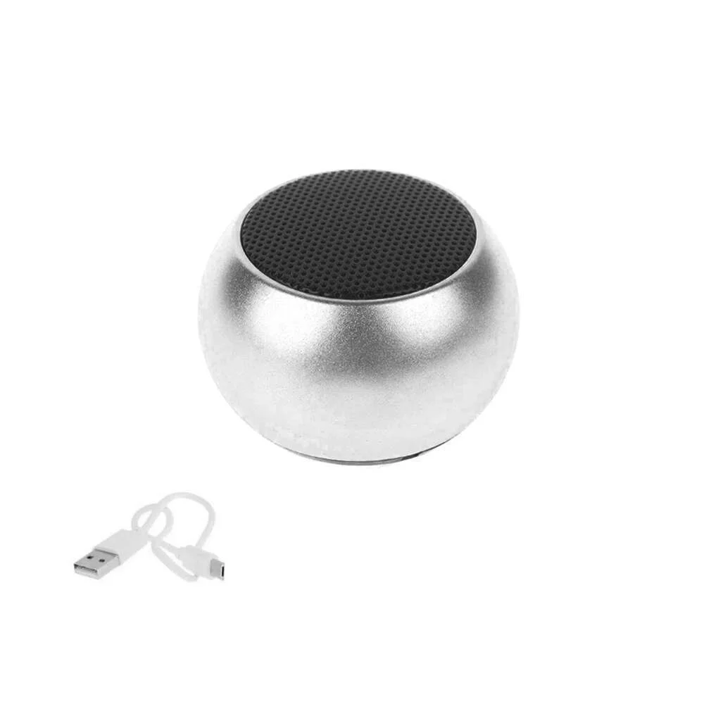 Φωτογραφία προϊόντος: Mini Ηχείο Bluetooth 3W με Διάρκεια Μπαταρίας έως 4 ώρες Ασημί