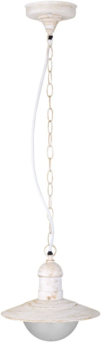 Φωτογραφία προϊόντος: Avide Εξωτερικό Φωτιστικό Οροφής Imperial 1xE27 IP44 Αντίκ Άσπρο