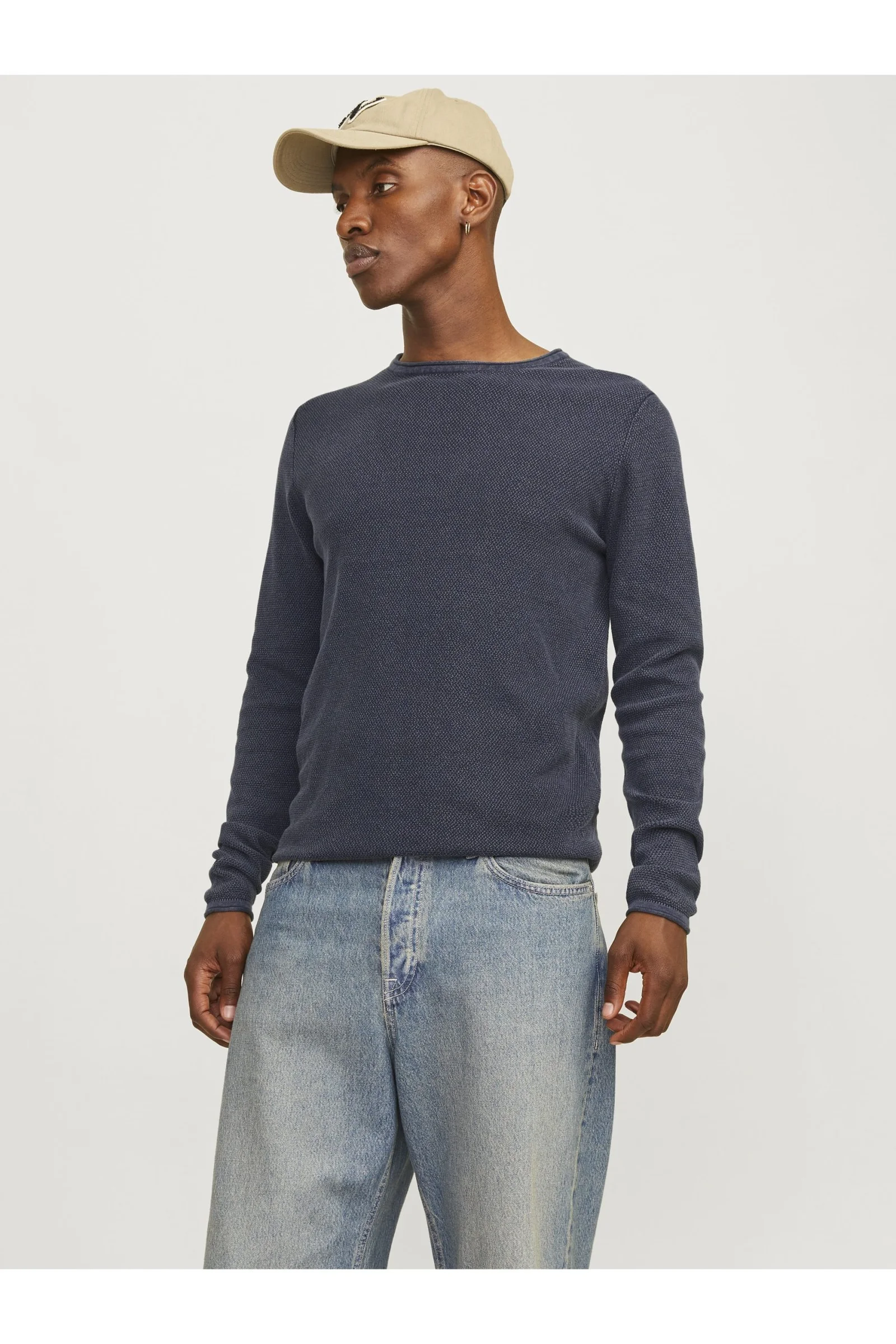 Φωτογραφία προϊόντος: jack and jones JACK+JONES JJDEAN KNIT CREW NECK AW24 12260832(NAVY BLAZER)
