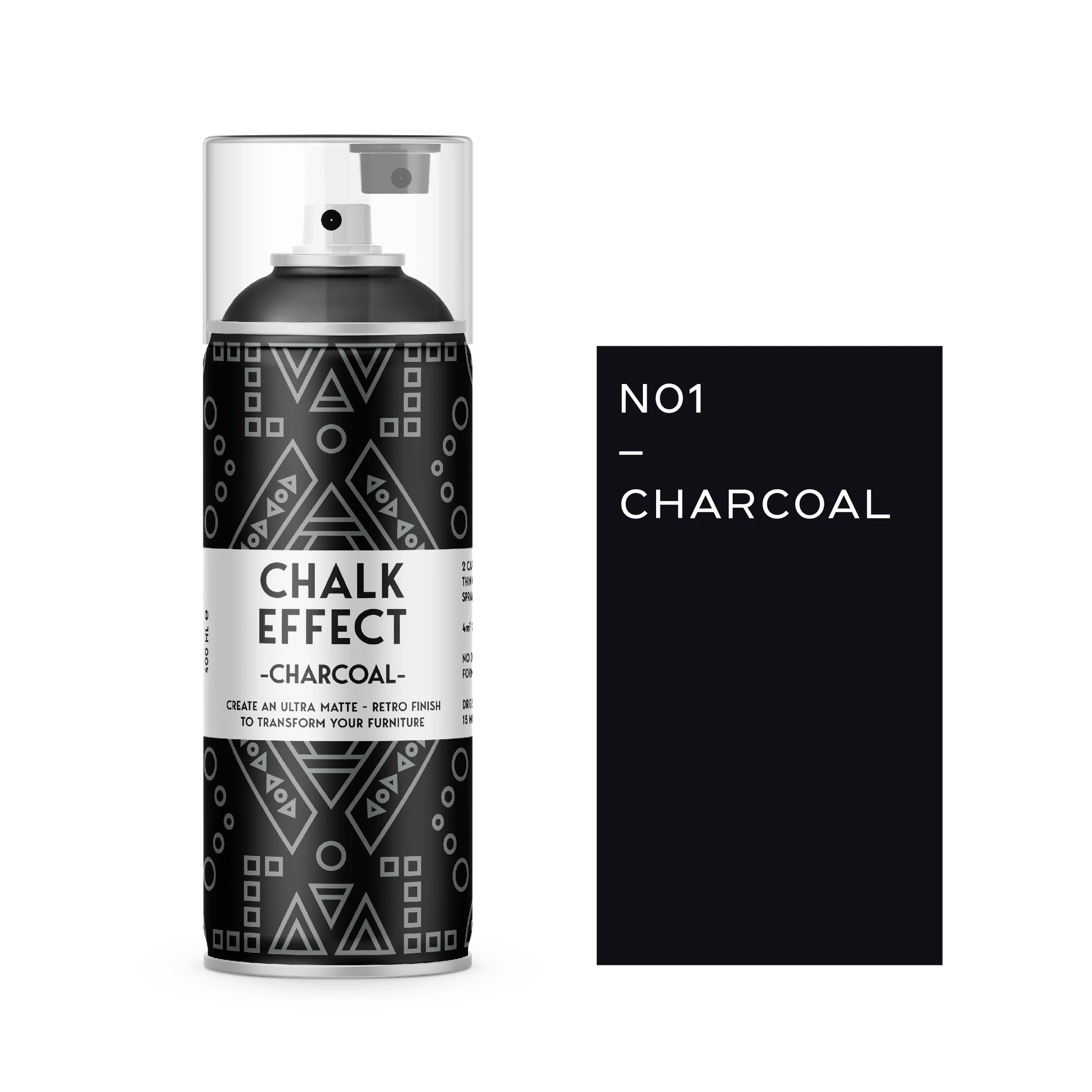 Φωτογραφία προϊόντος: Cosmos Lac Chalk Effect Spray Charcoal No1
