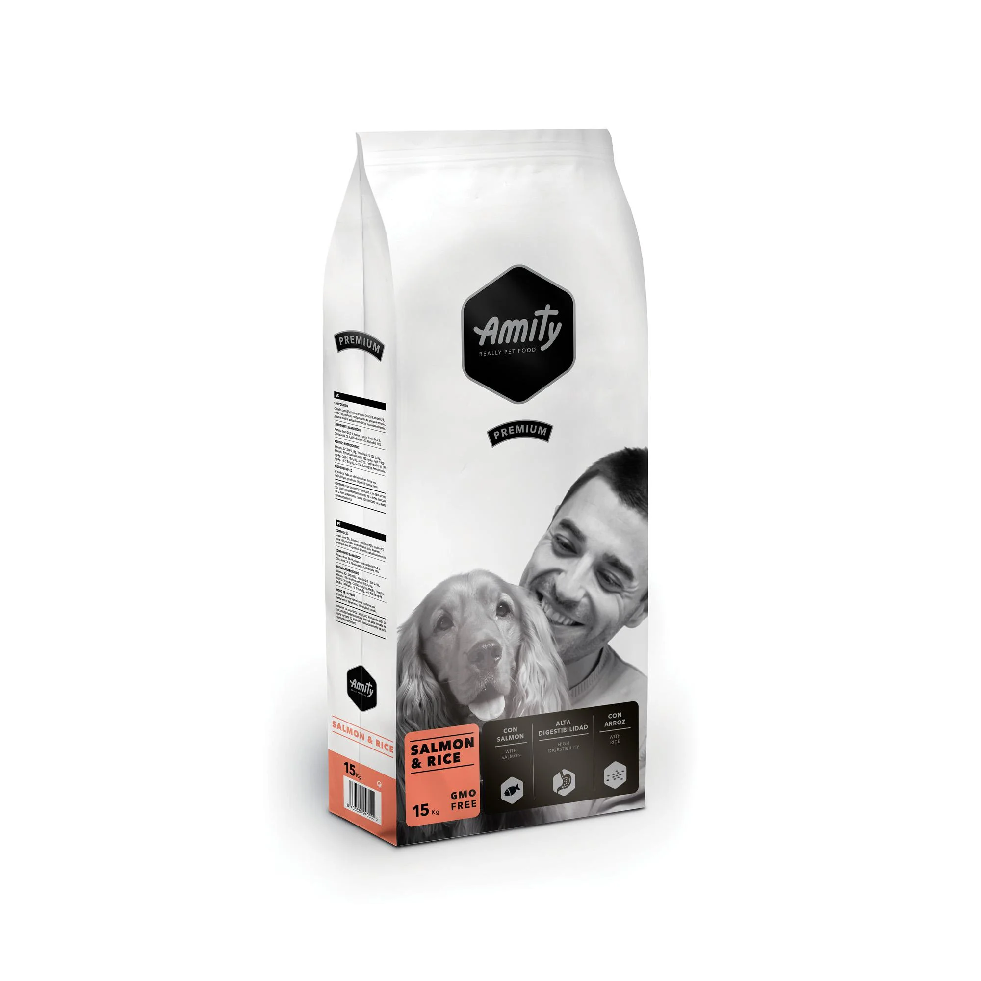 Φωτογραφία προϊόντος: Amity Salmon + Rice 15KG