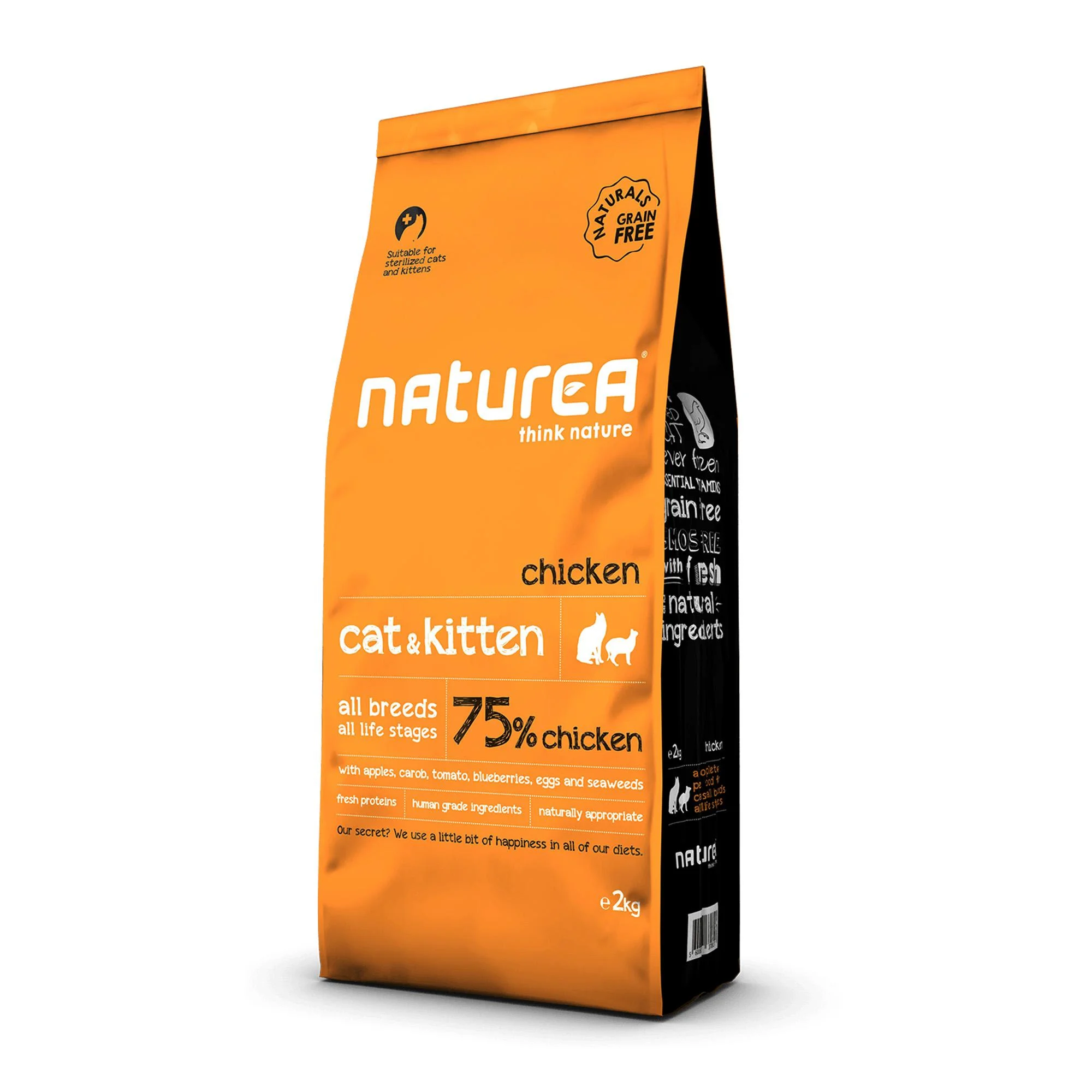 Φωτογραφία προϊόντος: Naturea Naturals Cat + Kitten Chicken 2kg