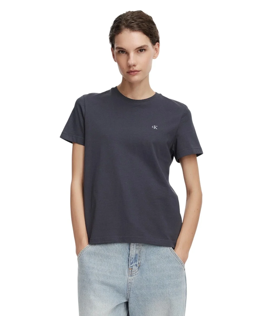 Φωτογραφία προϊόντος: Calvin Klein - Γυναικείο T-Shirt Classic Monogram Regular Fit LV047B224G-4XN Γκρι