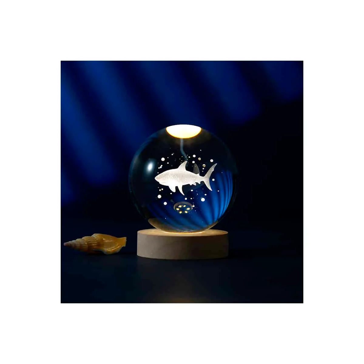 Φωτογραφία προϊόντος: i-TOTAL XL2719E ΛΑΜΠΑ CRYSTAL BALL SHARK LARGE 10cm