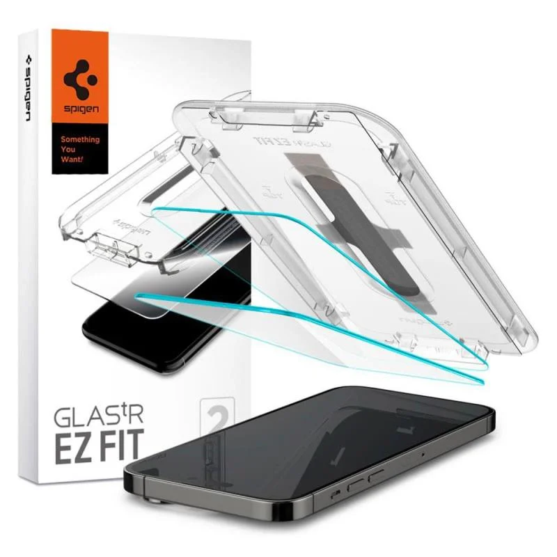 Φωτογραφία προϊόντος: Tempered Glass Full Face Spigen Glas.tR EZ-FIT Apple iPhone 14 Pro Max Διάφανο (2 τεμ.)