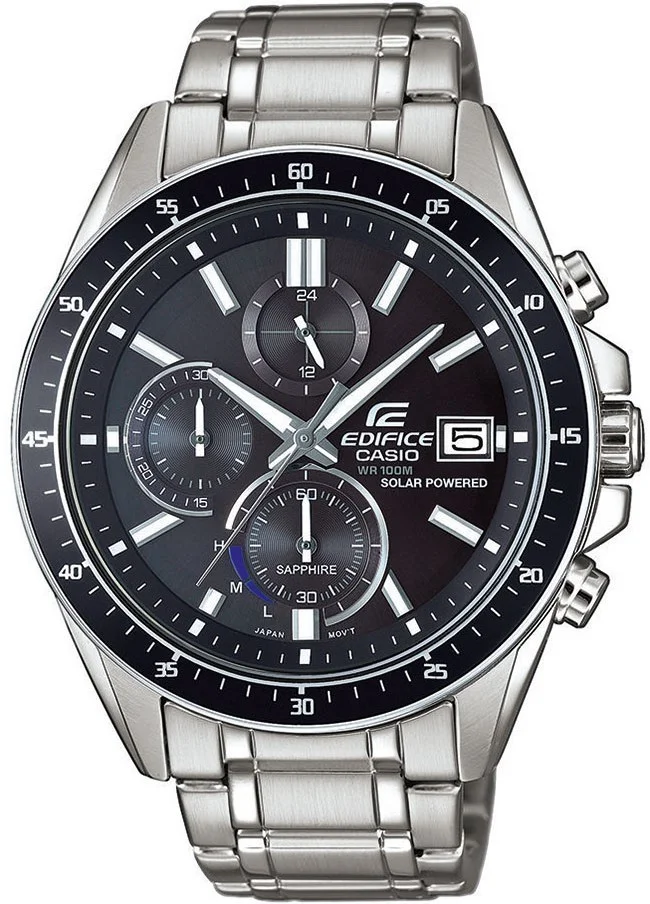 Φωτογραφία προϊόντος: Ρολόι CASIO Edifice Με Ηλιακή Φόρτιση Και Ασημί Ατσάλινο Μπρασελέ EFS-S510D-1AVUEF