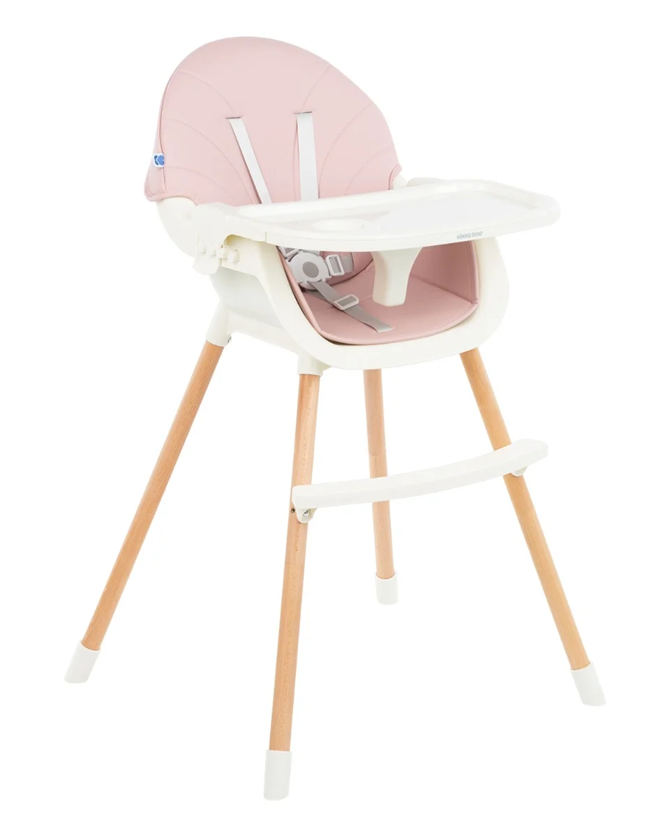 Φωτογραφία προϊόντος: Kikka Boo - Highchair 2in1 Nutri Wood Pink - 31004010119