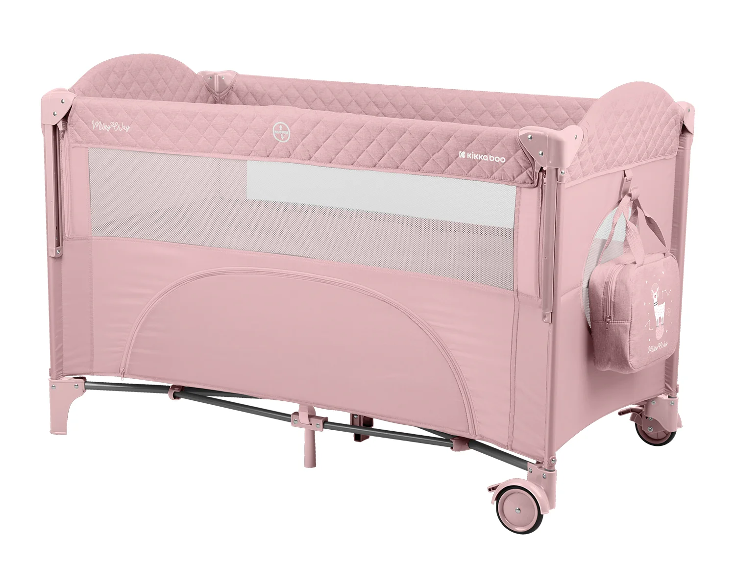 Φωτογραφία προϊόντος: Kikka Boo - Baby cot 2 levels Milky Way Pink 2023 - 31003010113