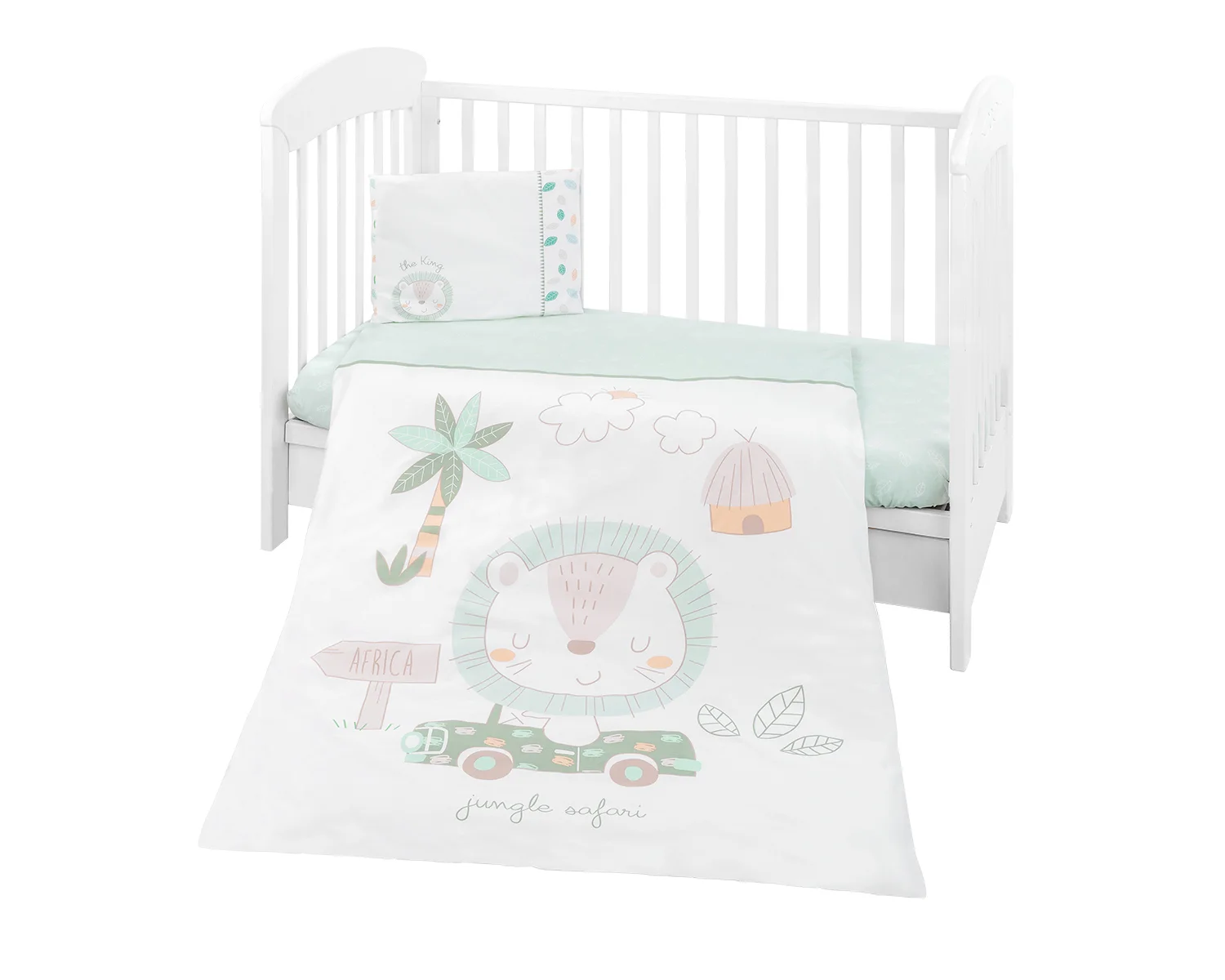 Φωτογραφία προϊόντος: Kikka Boo - Bedding set 5pcs Jungle King - 41101050053