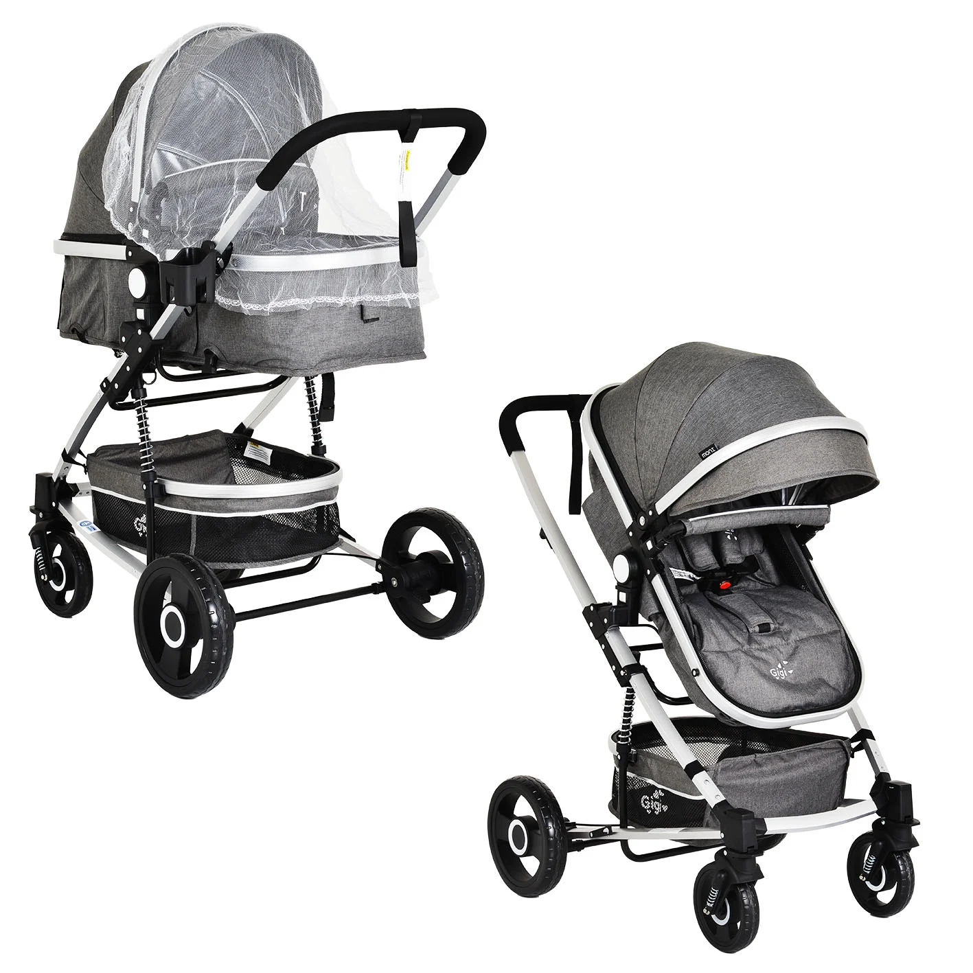Φωτογραφία προϊόντος: MONI - Baby stroller Gigi dark grey - 3800146235147
