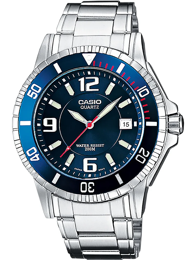 Φωτογραφία προϊόντος: Casio Collection Ρολόι Μπαταρίας με Ασημί Μεταλλικό Μπρασελέ MTD-1053D-2AVES