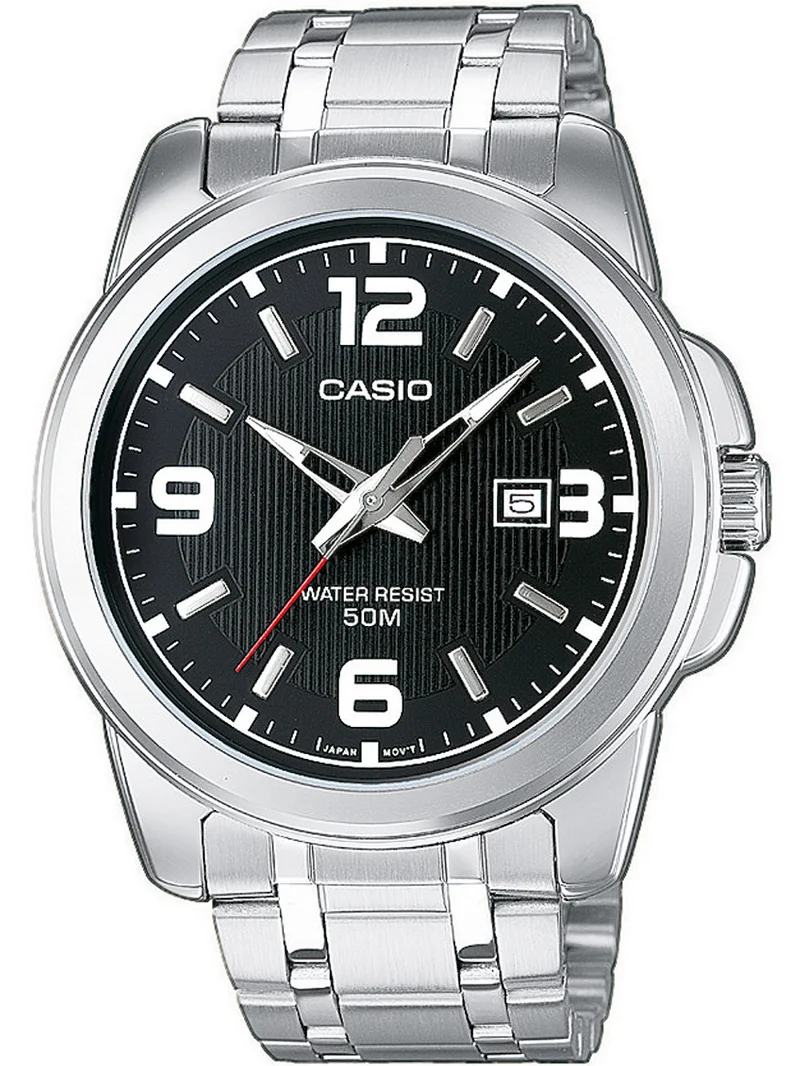 Φωτογραφία προϊόντος: Casio Collection Ρολόι Μπαταρίας με Ασημί Μεταλλικό Μπρασελέ MTP-1314PD-1AVEF