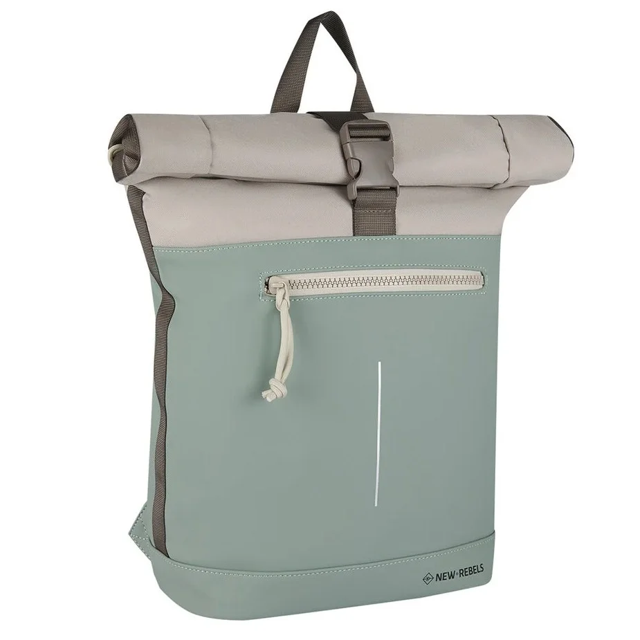 Φωτογραφία προϊόντος: New Rebels Backham New York Salie Green Rolltop Water Repellent Laptop 15,6" 51.133218 Πράσινο