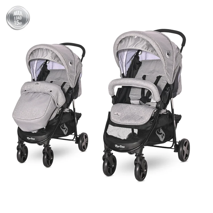 Φωτογραφία προϊόντος: LORELLI - BABY STROLLER MARTINA+FOOTCOVER COOL GREY - 10021712123
