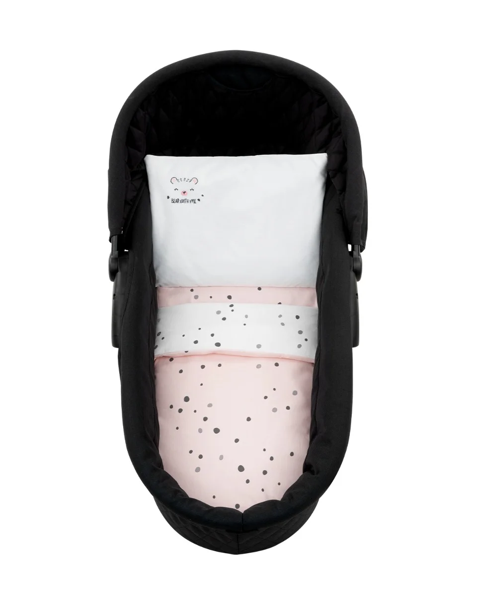 Φωτογραφία προϊόντος: Kikka Boo - Bedding set for carry cot 6pcs Bear with me Pink - 41101060123