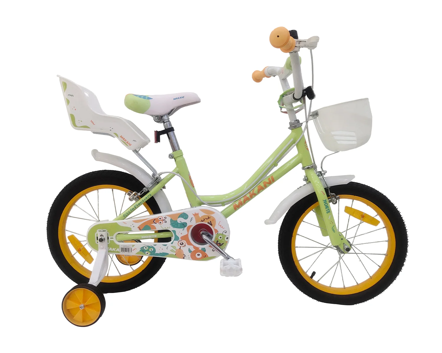 Φωτογραφία προϊόντος: Kikka Boo - Makani Children Bicycle 16`` Norte Green - 31006040076
