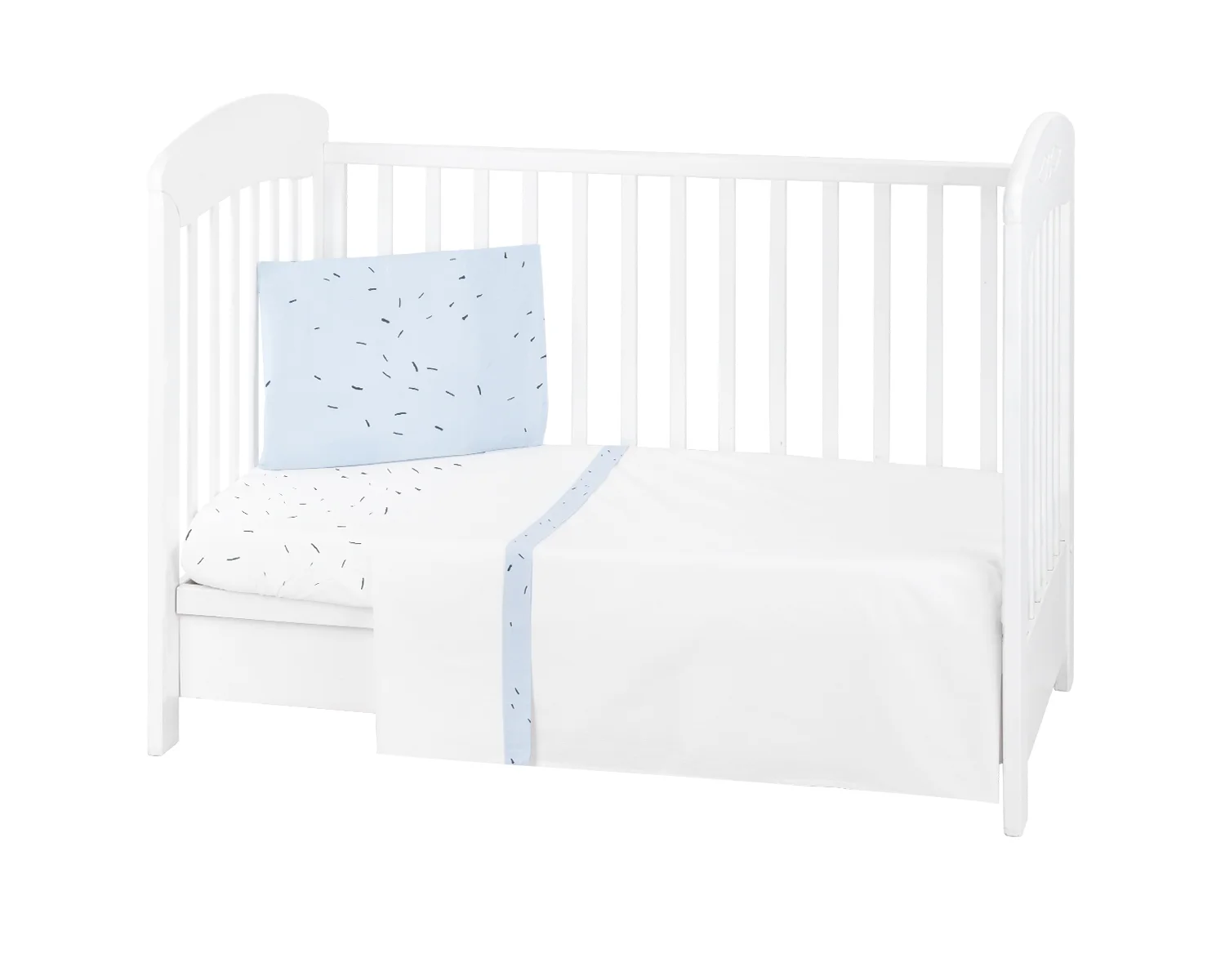 Φωτογραφία προϊόντος: Kikka Boo - Bedding set 3pcs EU Style 70/140 Bear with me Blue - 41101030149