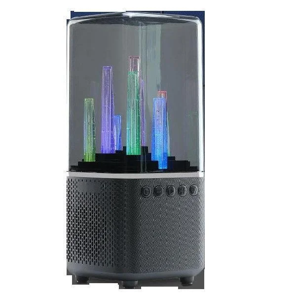 Φωτογραφία προϊόντος: OEM Ηχείο Bluetooth RGB Night Light Κάρτα TF U Disk FM City Light Μίνι 5W Μαύρο