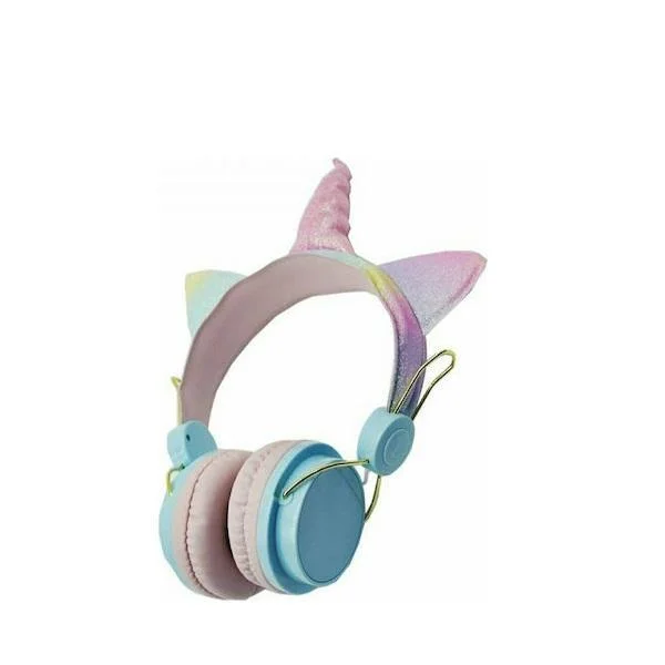 Φωτογραφία προϊόντος: OEM Unicorn AH-808 Ασύρματα Bluetooth On Ear Ακουστικά Τιρκουάζ