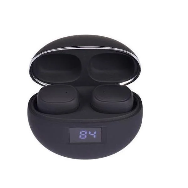 Φωτογραφία προϊόντος: OEM K-38 In-ear Bluetooth Handsfree Ακουστικά με Θήκη Φόρτισης Μαύρα