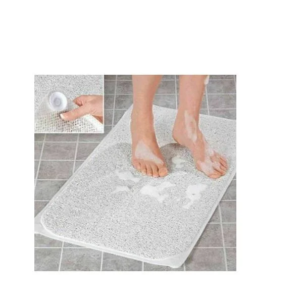 Φωτογραφία προϊόντος: OEM Shower Rug Αντιολισθητικό Μπάνιου με Βεντούζες 40x70cm Λευκό 32193400