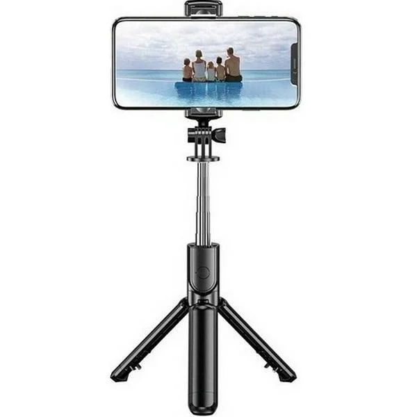 Φωτογραφία προϊόντος: OEM Selfie Stick Τρίποδο Κινητού με Bluetooth Μαύρο