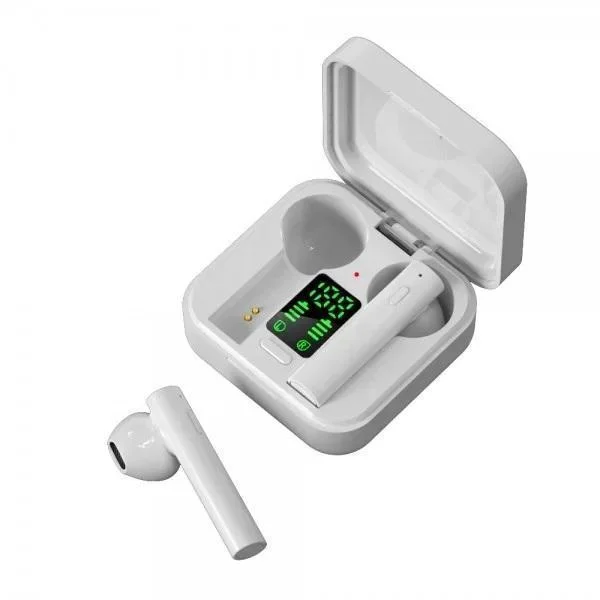 Φωτογραφία προϊόντος: OEM Air 6 Pro TWS Wireless Earbuds LED Display ασύρματα ακουστικά Λευκό