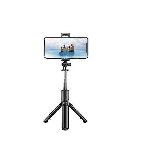 Φωτογραφία προϊόντος: OEM Q01 Selfie Stick Τρίποδο Κινητού με Bluetooth Μαύρο