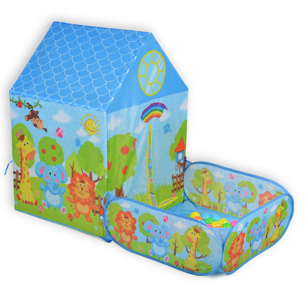 Φωτογραφία προϊόντος: MONI TOYS - Zoo 2in1 tent + 50 ocean balls 995-5001E